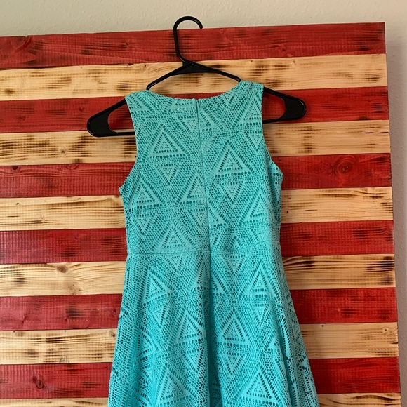 Turquoise Full Tilt Adult Medium short dress - Picture 2 of 2
